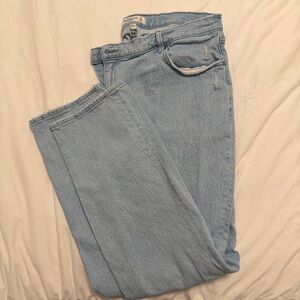 Abercrombie & Fitch Light Wash Straight Leg Jeans